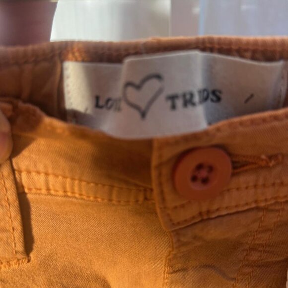 NWT Love Trends Pleated Pants in Rust - Size 1 - Picture 2 of 7